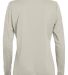 Augusta Sportswear 1788 Women's Long Sleeve Wickin in Silver grey back view