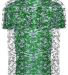 Augusta Sportswear 1798 Digi Camo Wicking T-Shirt in Dark green digi back view