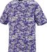 Augusta Sportswear 1798 Digi Camo Wicking T-Shirt in Purple digi front view