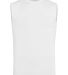 Augusta Sportswear 2602 Hyperform Sleeveless Compr in White front view