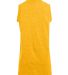 Augusta Sportswear 551 Girls' Sleeveless Two-Butto in Gold back view
