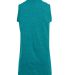 Augusta Sportswear 551 Girls' Sleeveless Two-Butto in Teal back view