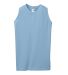 Augusta Sportswear 556 Women's Sleeveless V-Neck J in Light blue front view