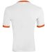 Augusta Sportswear 711 Youth Ringer T-Shirt in White/ orange back view