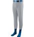 Augusta Sportswear 801 Softball/Baseball Pant in Silver grey side view