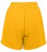 Augusta Sportswear 961 Girls' Wicking Mesh Short in Gold back view