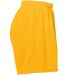 Augusta Sportswear 961 Girls' Wicking Mesh Short in Gold side view