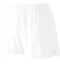 Augusta Sportswear 987 Women's Trim Fit Jersey Sho in White front view
