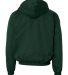 Augusta Sportswear 3280 Hooded Fleece Lined Jacket in Dark green back view