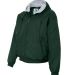 Augusta Sportswear 3280 Hooded Fleece Lined Jacket in Dark green side view