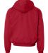 Augusta Sportswear 3280 Hooded Fleece Lined Jacket in Red back view