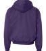 Augusta Sportswear 3280 Hooded Fleece Lined Jacket in Purple back view