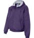Augusta Sportswear 3280 Hooded Fleece Lined Jacket in Purple side view