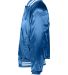 Augusta Sportswear 3610 Satin Baseball Jacket Stri in Royal/ white side view