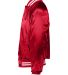 Augusta Sportswear 3610 Satin Baseball Jacket Stri in Red/ white side view
