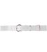 Augusta Sportswear 6002 Youth Elastic Baseball Bel in White front view