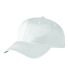 Augusta Sportswear 6204 Six-Panel Cotton Twill Low in White front view