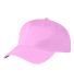 Augusta Sportswear 6204 Six-Panel Cotton Twill Low in Light pink front view