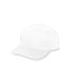 Augusta Sportswear 6206 Youth Six-Panel Cotton Twi in White front view