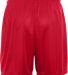 Augusta Sportswear 460 Wicking Soccer Short with P in Red/ white back view