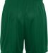 Augusta Sportswear 460 Wicking Soccer Short with P in Dark green/ white back view