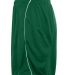Augusta Sportswear 460 Wicking Soccer Short with P in Dark green/ white side view