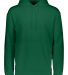 Augusta Sportswear 5505 Wicking Fleece Hoodie in Dark green front view