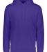 Augusta Sportswear 5505 Wicking Fleece Hoodie in Purple front view