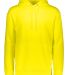 Augusta Sportswear 5505 Wicking Fleece Hoodie in Power yellow front view