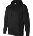 Augusta Sportswear 5505 Wicking Fleece Hoodie in Black side view