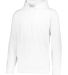 Augusta Sportswear 5505 Wicking Fleece Hoodie in White side view