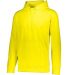 Augusta Sportswear 5505 Wicking Fleece Hoodie in Power yellow side view