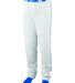 Augusta Sportswear 1445 Series Baseball/Softball P in White/ royal front view