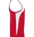 Augusta Sportswear 340 Velocity Track Jersey in Red/ white side view