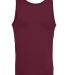 Augusta Sportswear 341 Youth Velocity Track Jersey in Maroon/ white back view