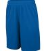 Augusta Sportswear 1428 Training Short with Pocket in Royal side view