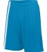 Augusta Sportswear 1623 Youth Attacking Third Shor in Power blue/ white side view