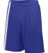 Augusta Sportswear 1623 Youth Attacking Third Shor in Purple/ white side view