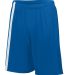 Augusta Sportswear 1623 Youth Attacking Third Shor in Royal/ white side view