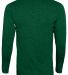 Augusta Sportswear 2807 Kinergy Long Sleeve Tee in Dark green heather back view