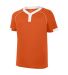 Augusta Sportswear 1552 Stanza Jersey in Orange/ white front view