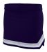 Augusta Sportswear 9145 Women's Pike Skirt in Purple/ white/ metallic silver side view