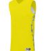Augusta Sportswear 1161 Hook Shot Reversible Jerse in Power yellow/ power yellow digi front view