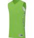 Augusta Sportswear 1161 Hook Shot Reversible Jerse in Lime/ lime digi side view