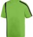 Augusta Sportswear 1621 Youth Attacking Third Jers in Lime/ black front view