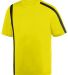 Augusta Sportswear 1621 Youth Attacking Third Jers in Power yellow/ black front view