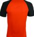 Augusta Sportswear 1509 Youth Wicking Short Sleeve in Orange/ black back view