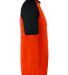 Augusta Sportswear 1509 Youth Wicking Short Sleeve in Orange/ black side view