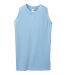 Augusta Sportswear 557 Girls' Sleeveless V-Neck Je in Light blue front view