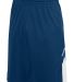 Augusta Sportswear 1168 Alley-Oop Reversible Short in Navy/ white front view